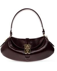 Ganni - Eco-Leather Shoulder Bag By - Lyst