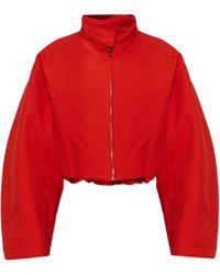 Alaïa - Insulated Jacket With Stand-Up Collar - Lyst