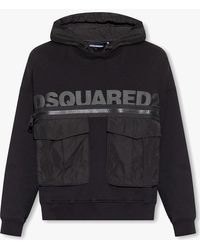 DSquared² Hoodie With Logo - Black
