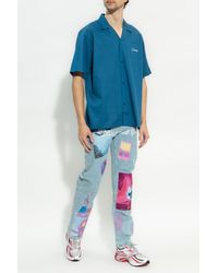 Msftsrep - Printed Jeans - Lyst