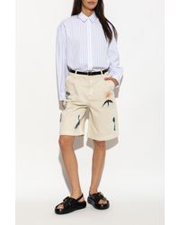 Maison Kitsuné - Striped Pattern Shirt - Lyst