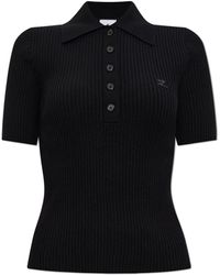 Courreges - Top With Z Logo - Lyst