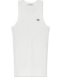 Lacoste - Top With Logo - Lyst