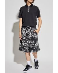 Versace Jeans Couture - Polo Shirt With 'Barocco' Print - Lyst