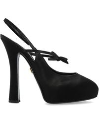 Dolce & Gabbana - Satin Platform Shoes - Lyst