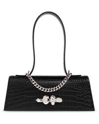 McQueen - Leather Shoulder Bag - Lyst