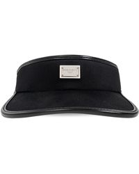 Dolce & Gabbana - Visor With Application And Engraved Logo - Lyst