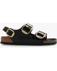 Birkenstock - "Milano Big Buckle" Slides - Lyst