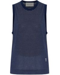 Ami Paris - Striped Top - Lyst