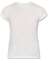 AllSaints - 'anna' T-shirt With Logo, - Lyst