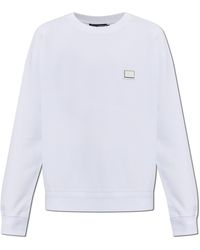 Dolce & Gabbana - Sweatshirt With Logo Patch - Lyst