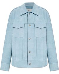 Ami Paris - Leather Jacket - Lyst