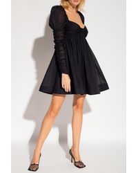 Zimmermann Short Cotton Dress - Black