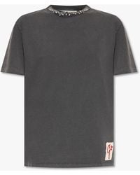 Golden Goose - T-Shirt With Cabochon Crystals - Lyst