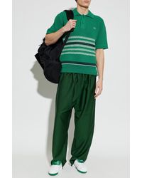 LACOSTE RUNWAY - Trousers With Logo - Lyst