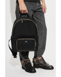 Burberry - Backpack With Logo - Lyst