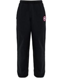 Canada Goose - Sweatpants With Logo Patch - Lyst