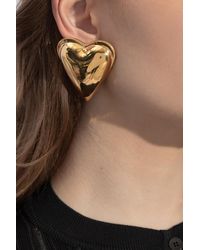 Alaïa - Heart-Shaped Earrings - Lyst