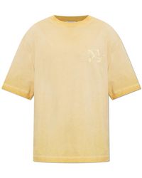 Off-White c/o Virgil Abloh - T-Shirt With Embroidered Logo - Lyst