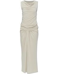 Entire studios - Dress With Draping - Lyst