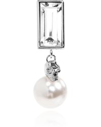 McQueen - Single Pearl Earring - Lyst