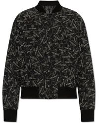 Balmain - Bomber Jacket With Monogram - Lyst