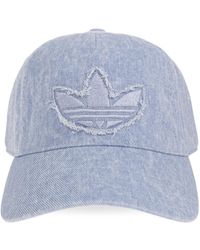 adidas Originals - Denim Baseball Cap - Lyst
