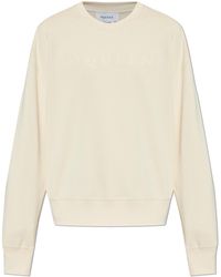 McQueen - Sweatshirt With A Logo And Velvet Finish - Lyst