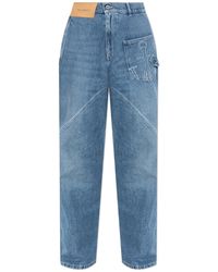JW Anderson - Jeans With Logo - Lyst
