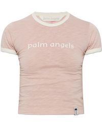 Palm Angels - T-Shirt With Print - Lyst
