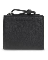 Emporio Armani - Leather Wallet With Logo - Lyst