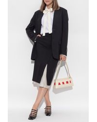 Marni - Wool Skirt With Raw Finish - Lyst