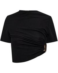 Christopher Esber - T-Shirt 'Bezel Quartz Ruched' - Lyst