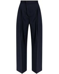 Victoria Beckham - Pressed-Crease Trousers - Lyst