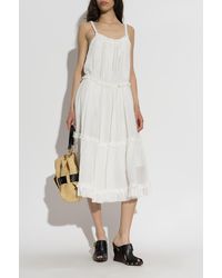 Balmain - Ruffled Dress - Lyst