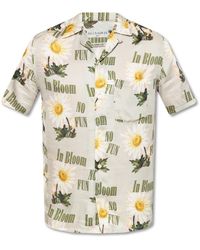 AllSaints 'no Fun' Short-sleeved Shirt - Green