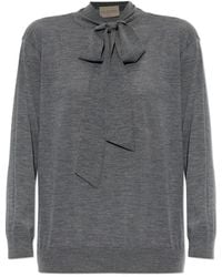 Valentino Garavani - Wool Sweater With Decorative Tie - Lyst