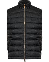 Versace - Down Vest With A Stand-Up Collar - Lyst