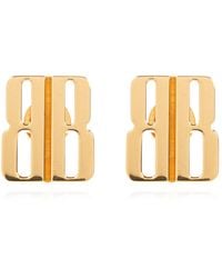 Balenciaga - Earrings With Logo - Lyst