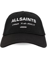AllSaints - Cap With A Visor 'underground', - Lyst