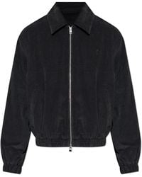 Ami Paris - Corduroy Jacket With Embroidered Logo - Lyst
