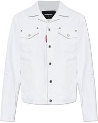 DSquared² - Denim Jacket With Pockets - Lyst