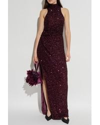 Balmain - Sleeveless Sequin Dress - Lyst