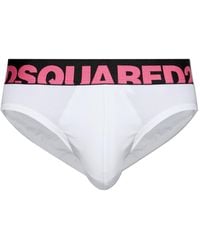 DSquared² - Cotton Briefs With Logo - Lyst