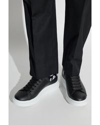 McQueen - Leather Sports Shoes With Logo - Lyst
