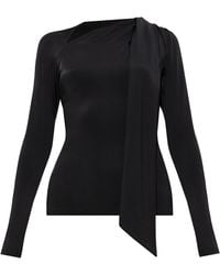 Victoria Beckham - Top With Decorative Back Detailing - Lyst