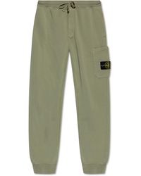 Stone Island - Trousers With Logo - Lyst
