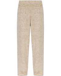 Fabiana Filippi - Trousers With Lurex Thread - Lyst