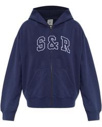 Sporty & Rich - Cotton Sweatshirt With Logo - Lyst
