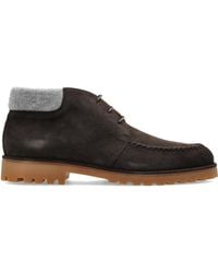Eleventy - Leather Ankle Boots - Lyst